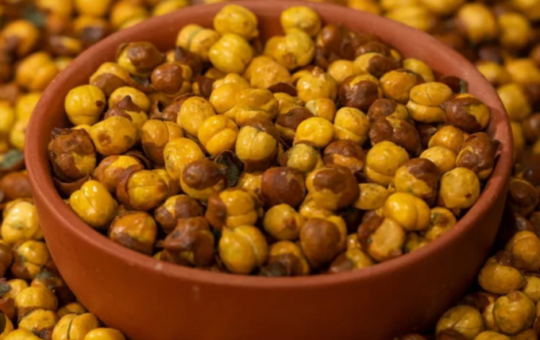 Wellhealthorganic.com:10-Benefits-Of-Eating-Roasted-Gram, is a variety of grain frequently used in Indian cooking.